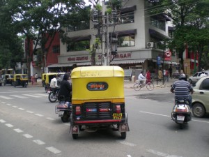 Straßenszene in Bangalore